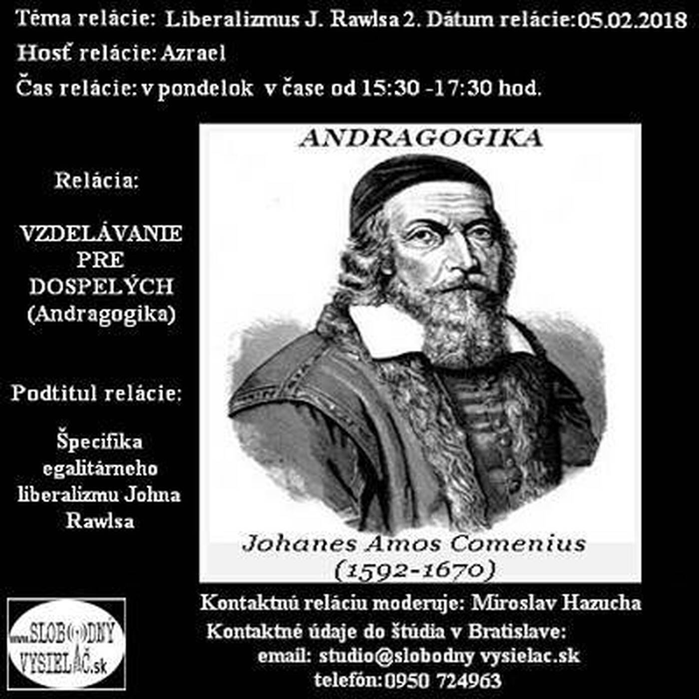 Vzdelávanie pre dospelých 83 - 2018-02-05 Liberalizmus Johna Rawlsa 2. episode artwork