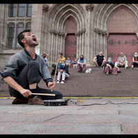 Loup UBERTO - Capta &amp; Blabla - Radio Radio - Place de la Réunion à Mulhouse - Festival Météo 2020 by Fréquence Météo