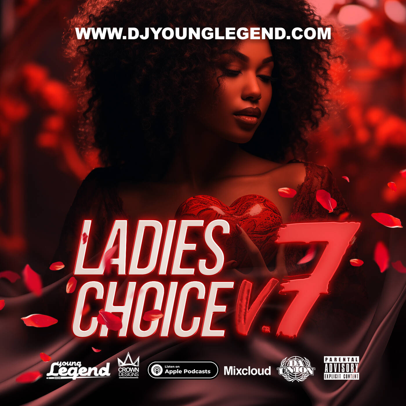 LADIES CHOICE V.7 (R&B) - EXPLICIT — DJ YOUNG LEGEND  cover