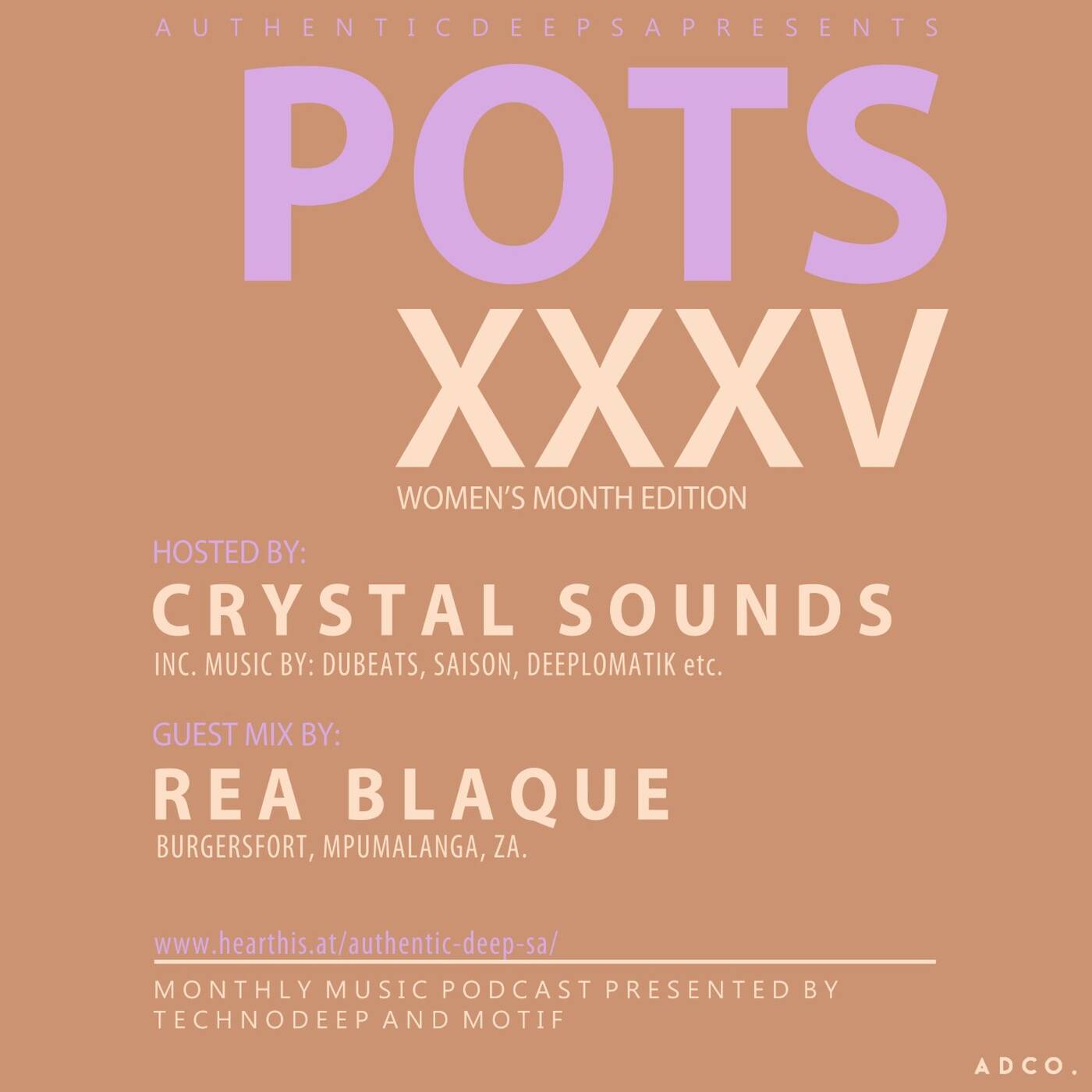 Portraits Of The Soul - XXXV (Guest Mix by Rea Blaque) episode artwork