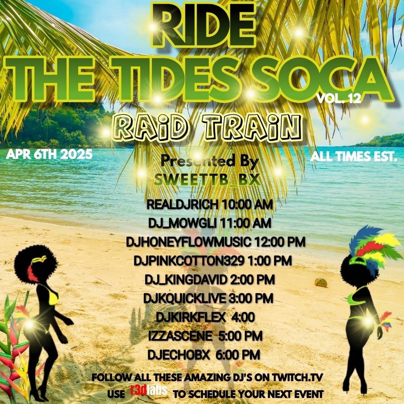 RIDETHETIDESSOCARAIDTRAINVOL.12 Presented By @sweettb_bx 3-4PMEST‼️(APR 06, 2025) episode artwork