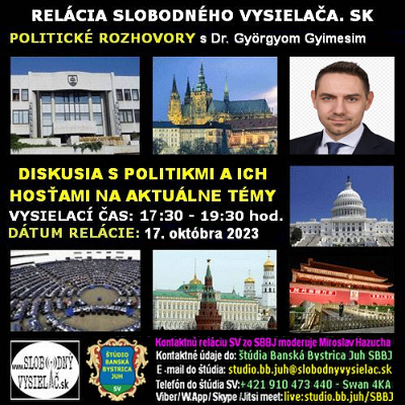 Politické rozhovory 179 - 2023-10-17 Dr. Gyõrgy Gyimesi episode artwork