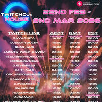 Twitch DJ's House Nation Raid Train by DJ FrankEC (2-24-26) by DJ FrankEC