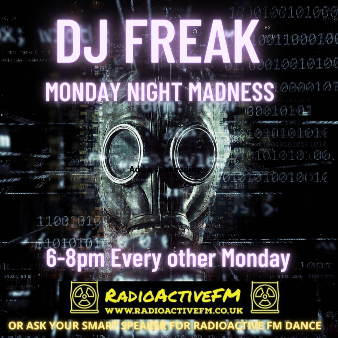 DJ Freak Radioactive FM Monday Night Madness 29/1/24 episode artwork