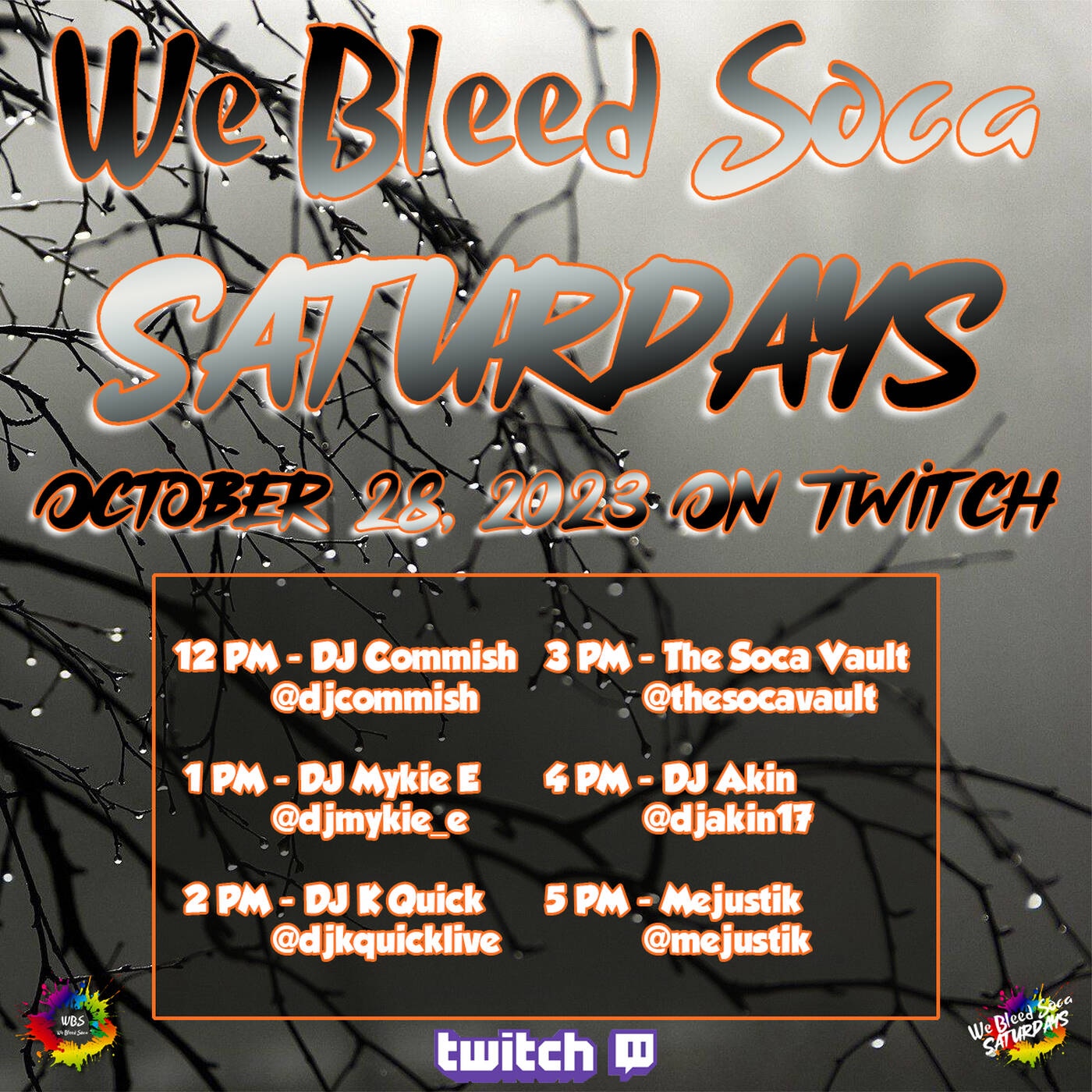 WEBLEEDSOCASATURDAYSRAIDTRAINHosted By @thesocavault 2-3 PM EST‼️ | @djkquicklive IN THE MIX (Oct 28, 2023) episode artwork