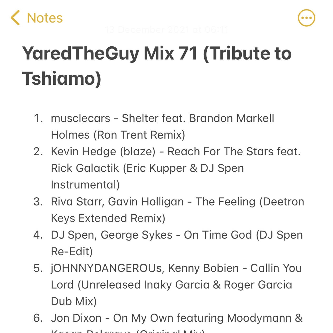 YaredTheGuy Mix 71 (Tribute To Tshiamo) episode artwork