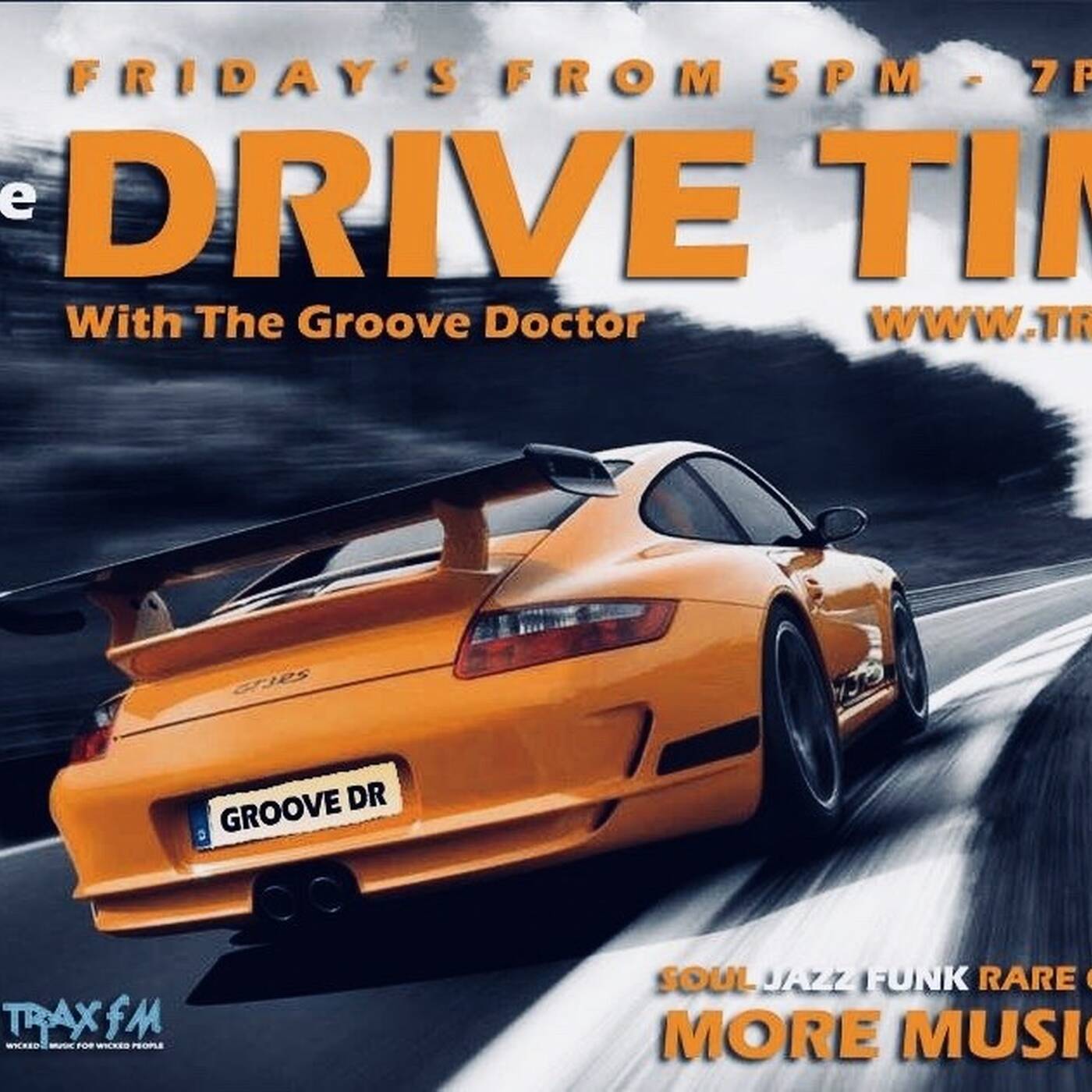 The Groove Doctor's Friday Drive Time Reply show on www.traxfm.org - 18th August 2023 episode artwork