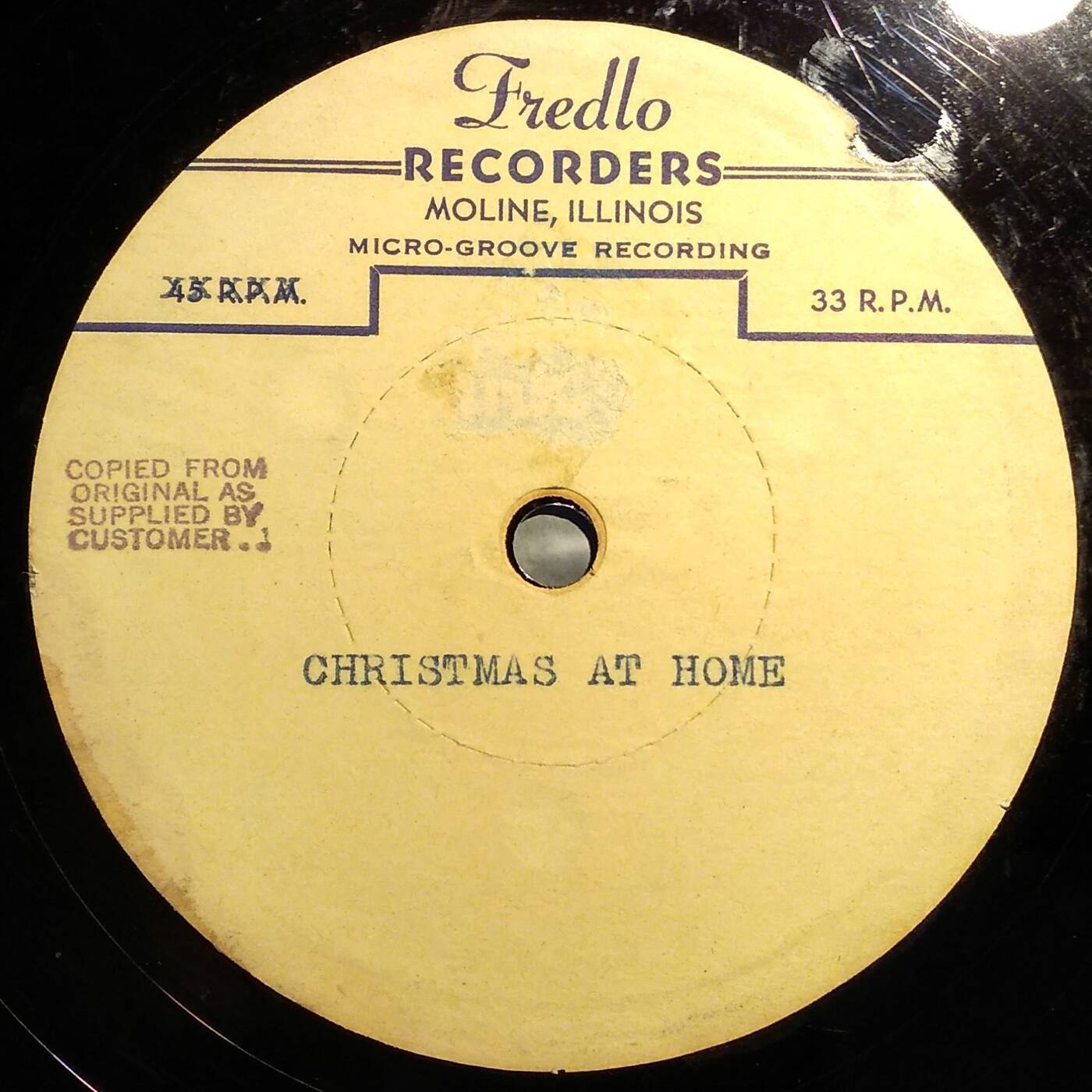 Acetate - Mr And Mrs Keeler ‎– Christmas At Home Barnes, Kansas (1951-1956 Fredlo) episode artwork
