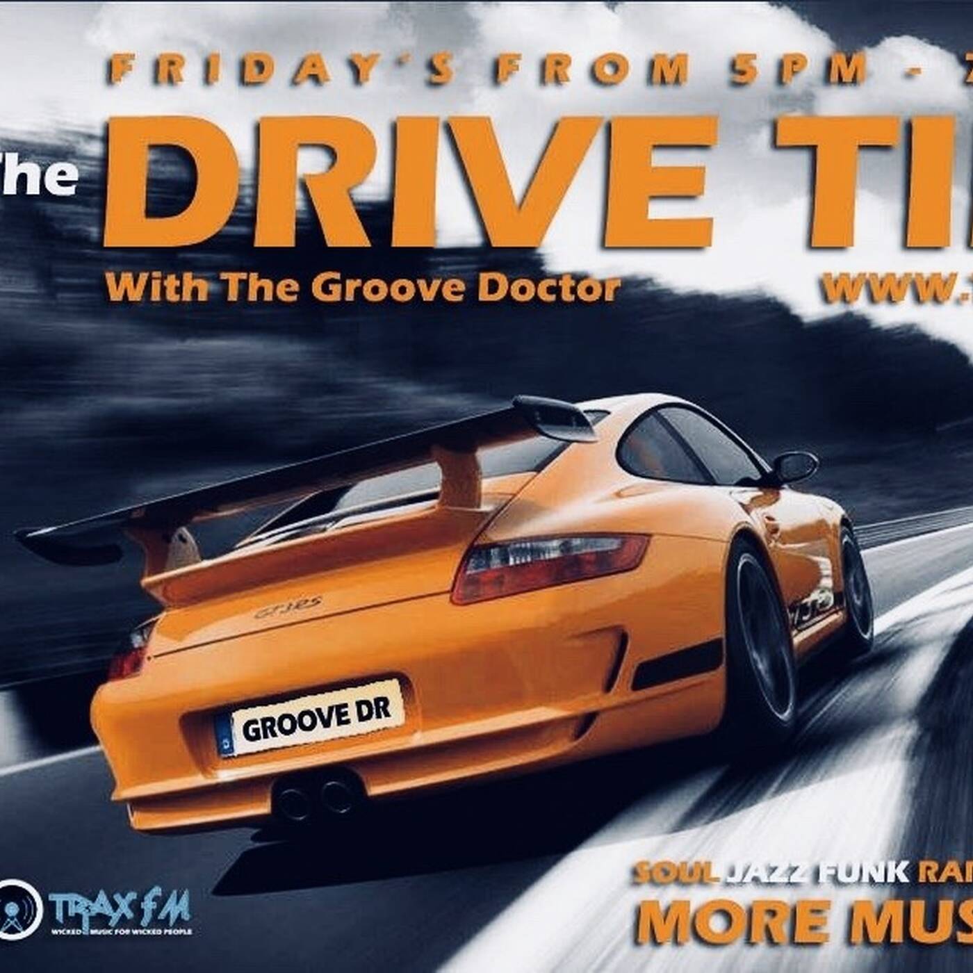 The Groove Doctor's Friday Drive Time Replay show On www.traxfm.org - 11th August 2023 episode artwork