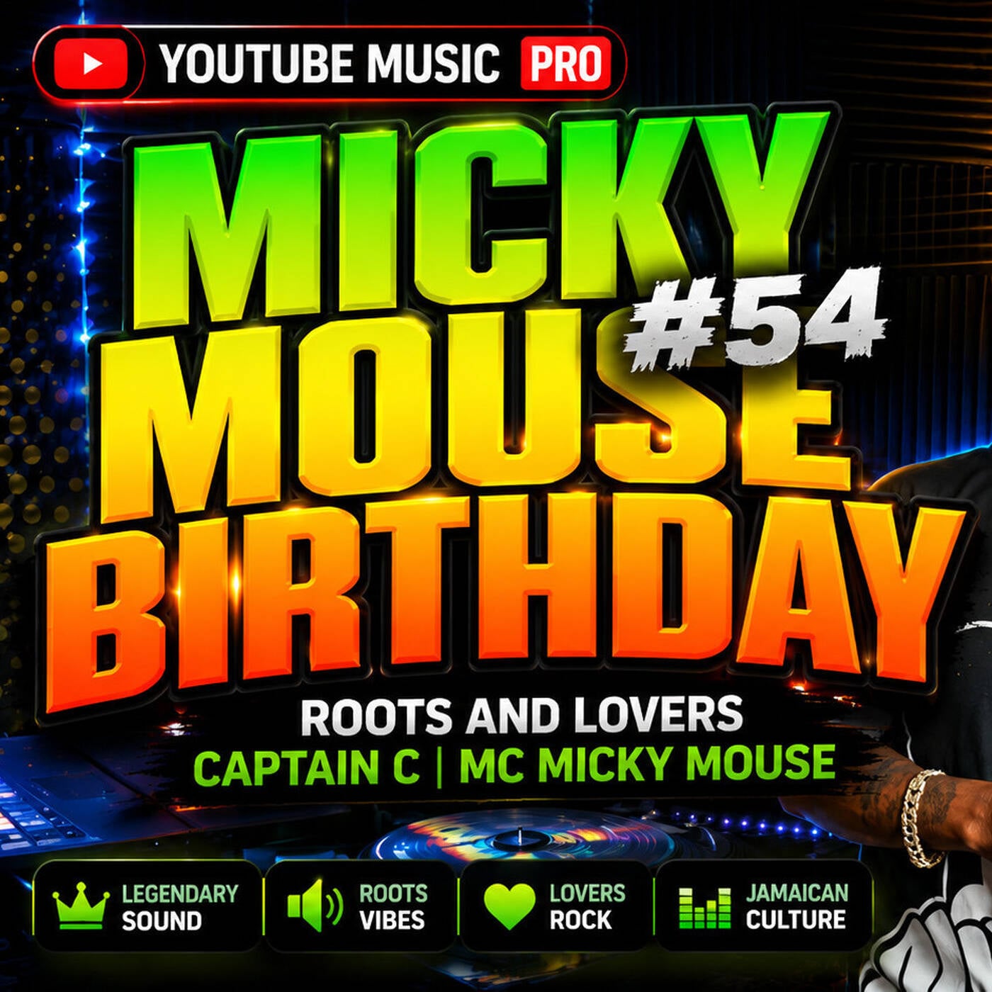 Reggae Fridays Live #54 🔥Roots & Lovers Birthday Bash | Captain C x MC Micky Mouse episode artwork