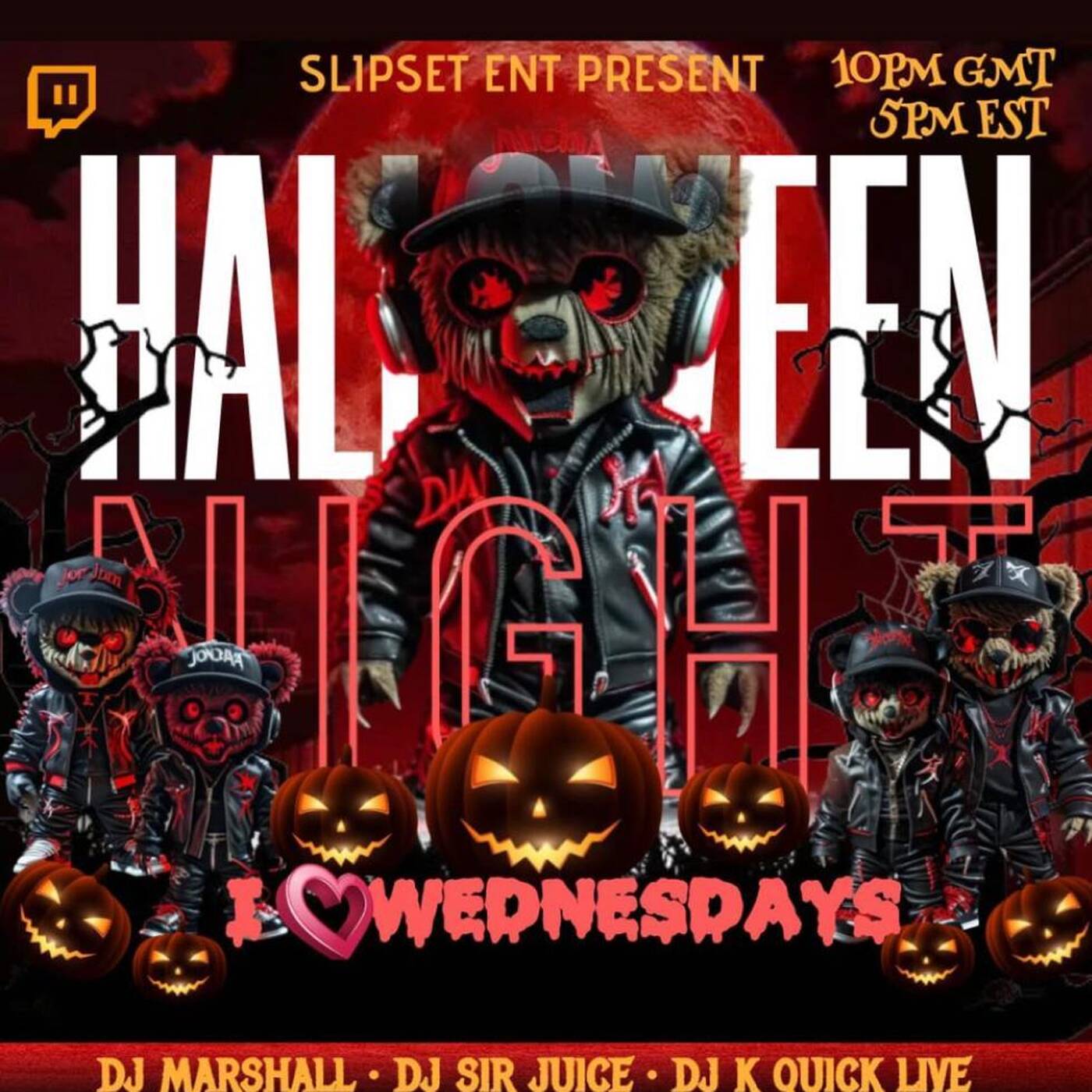 CHILLOUTWEDNESDAY☠️RAIDTRAIN☠️HALLOWEENNIGHT☠️Hosted By Slipset Ent 7-8PMEST‼️ |  @djkquicklive IN THE MIX (Nov 1, 2023) episode artwork