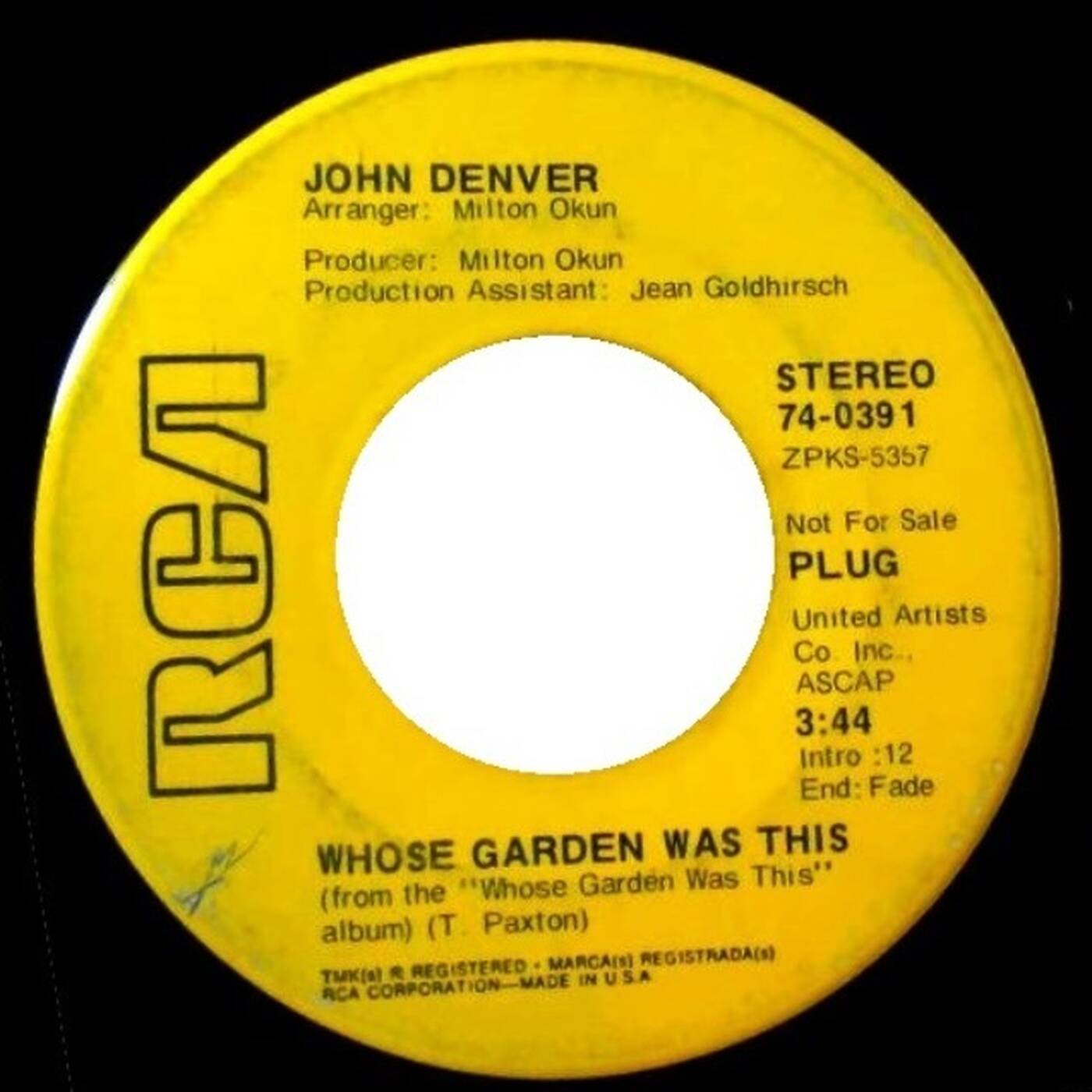John Denver - Whose Garden Was This episode artwork