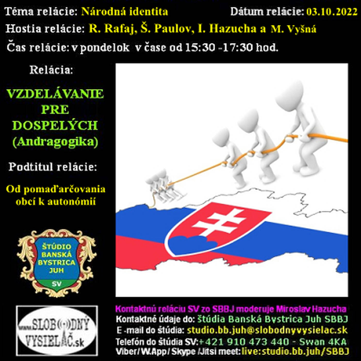 Vzdelávanie pre dospelých 319 - 2022-10-03 Národná identita episode artwork
