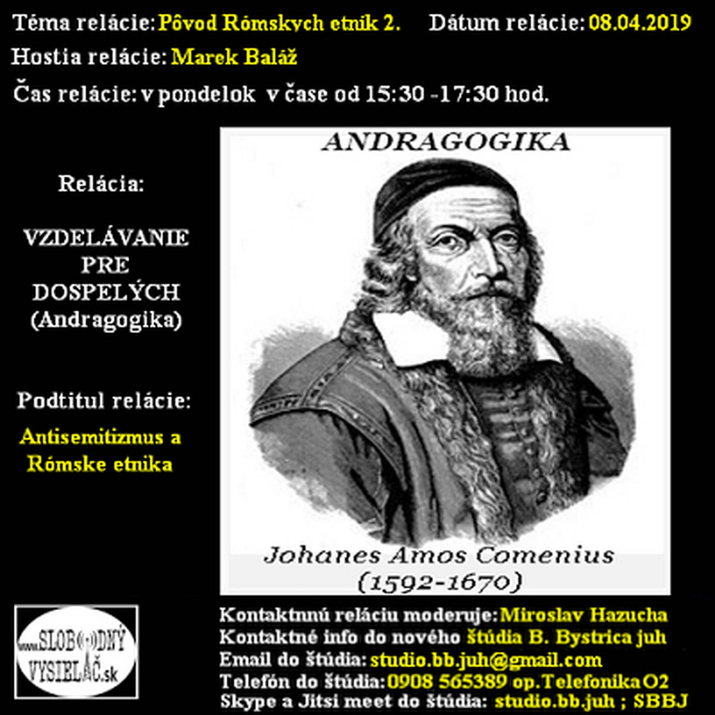 Vzdelávanie pre dospelých 141 - 2019-04-08 Pôvod Rómskych etnik 2. episode artwork