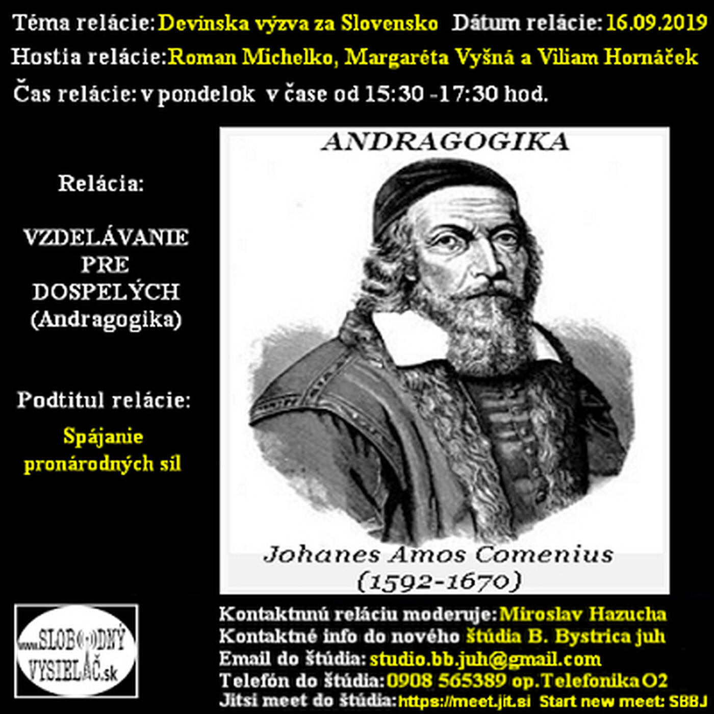 Vzdelávanie pre dospelých 162 - 2019-09-16 Devínska výzva za Slovenské Slovensko... episode artwork