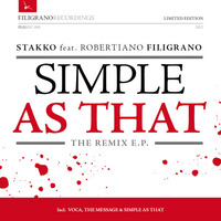 SIMPLE AS THAT /// The EP Sampler [6Tracks] - OUT NOW! by Robertiano Filigrano
