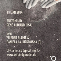 /Parallel. OFF. 001/ (a not so typical night) live @ Shift / Berlin by Parallel Berlin