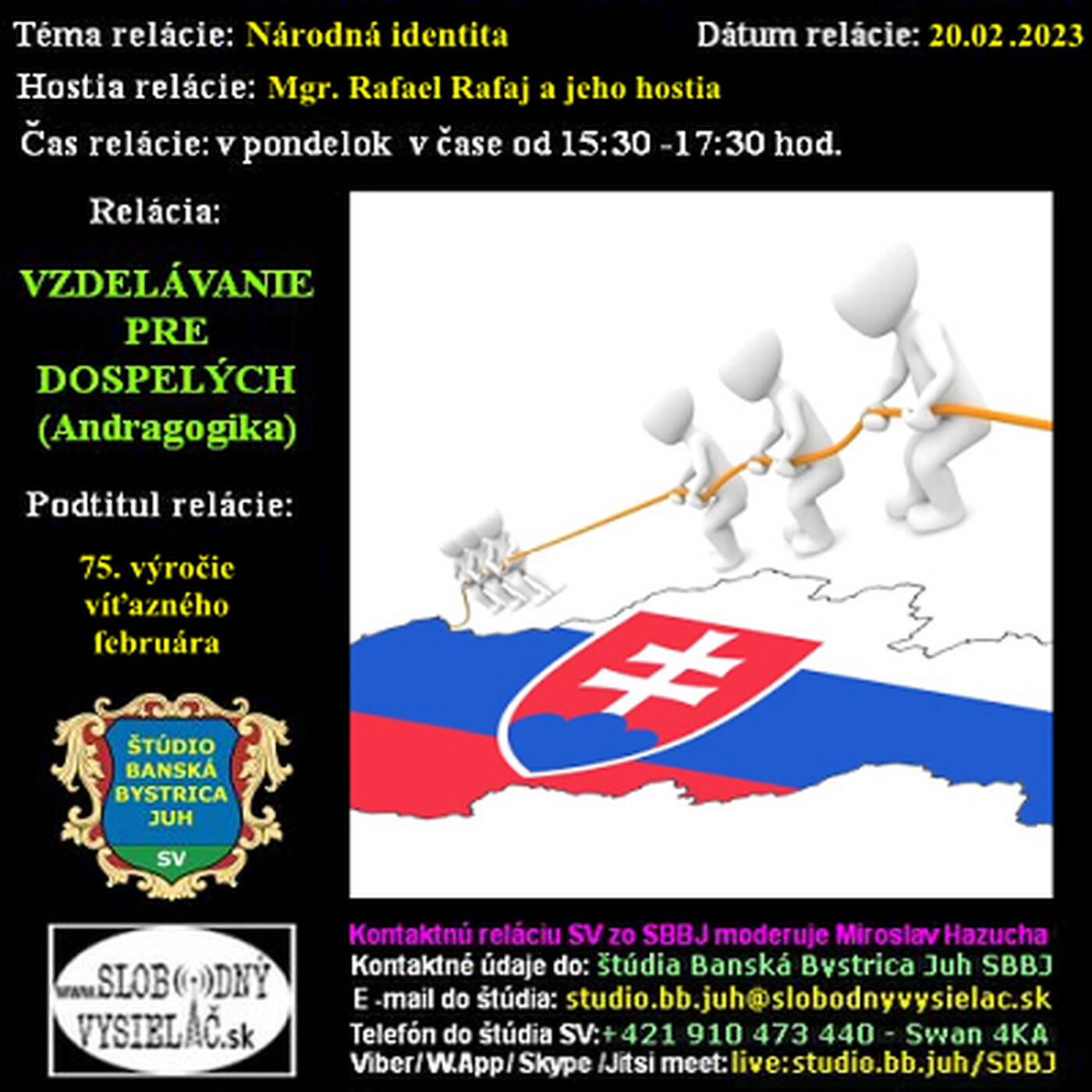 Vzdelávanie pre dospelých 339 - 2023-02-20 75. výročie víťazného februára episode artwork