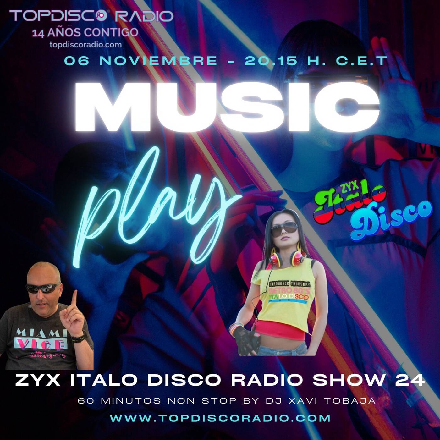 Music Play Programa 249 ZYX Italo Disco Radio Show 24 episode artwork