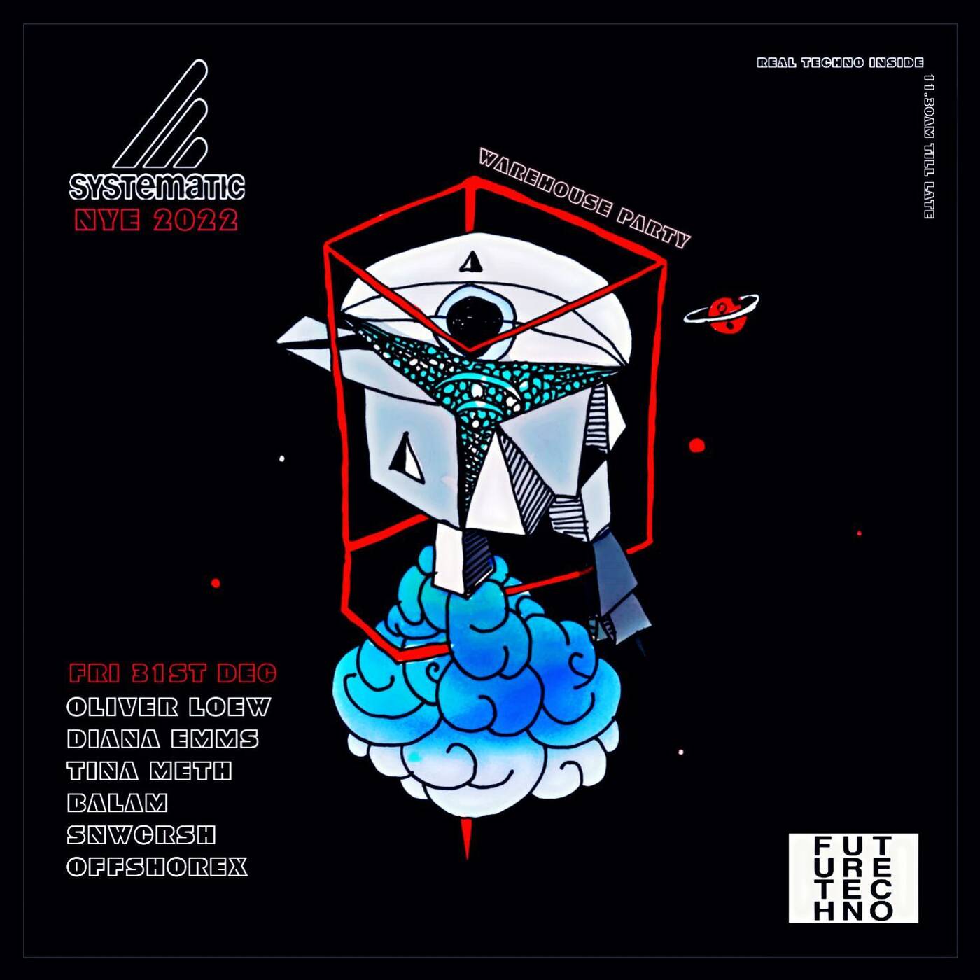 Techno NYE 2021-2022  Liveset | @ SYSTEMATIC Club SL | Friday 31th Dezember 2021 episode artwork