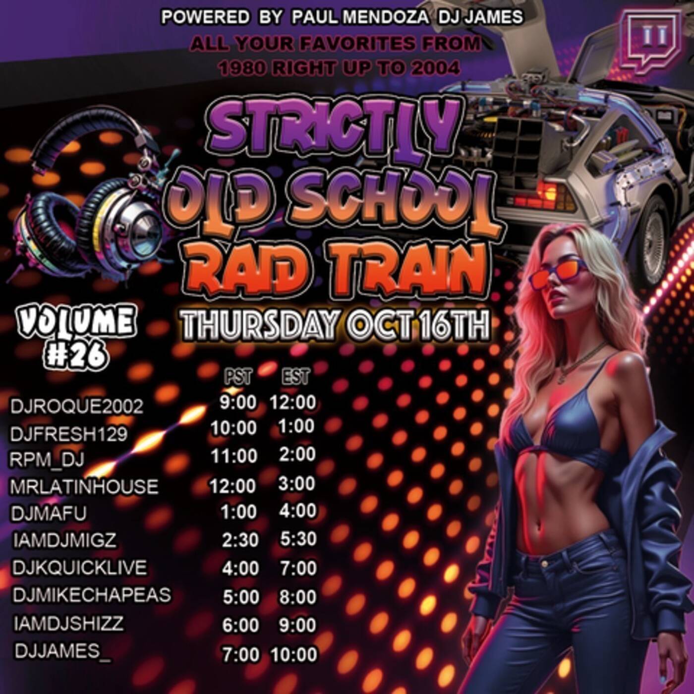 STRICTLYOLDSCHOOLRAID️TRAINVOL.26 Powered By @paulmendoza51 & @DJJames_ 7-8PMEST‼️(OCT 16, 2025) episode artwork