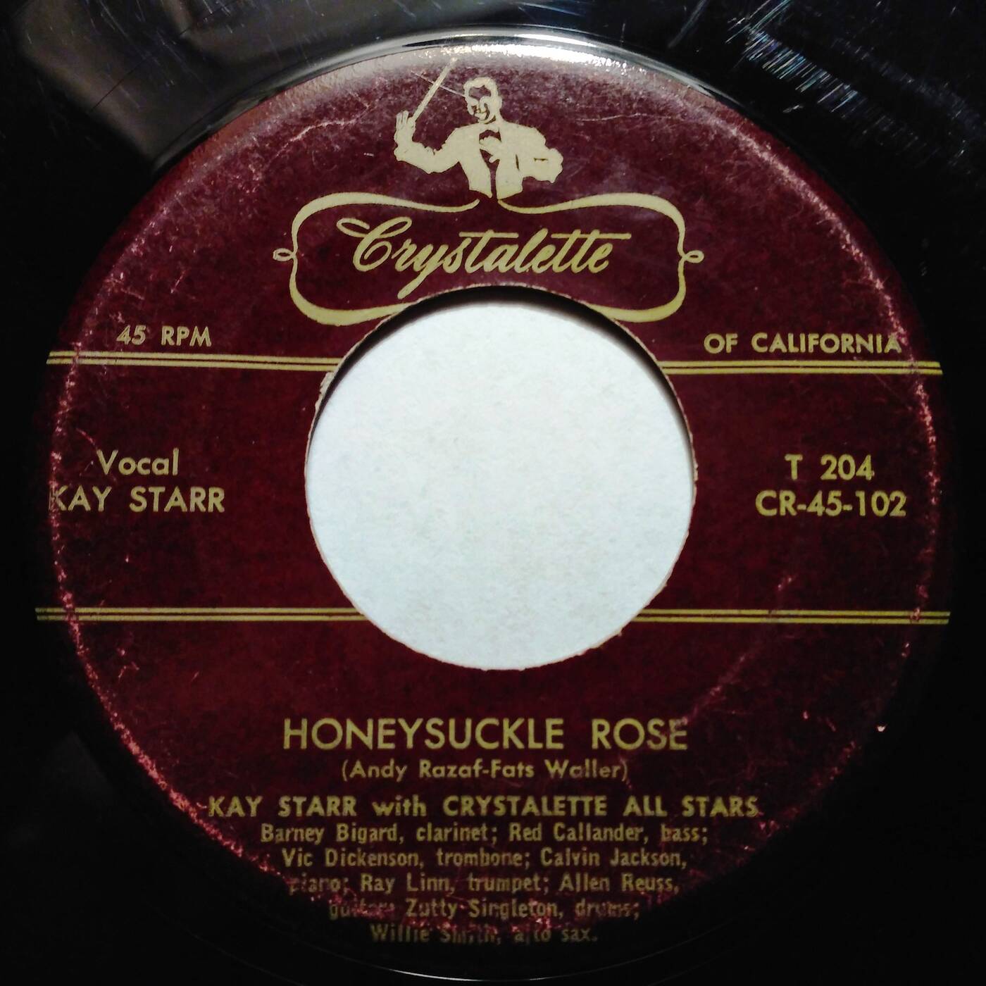Kay Starr - Crystalette 45’s (Mono - Sides 204-306-206-309-208-312) episode artwork