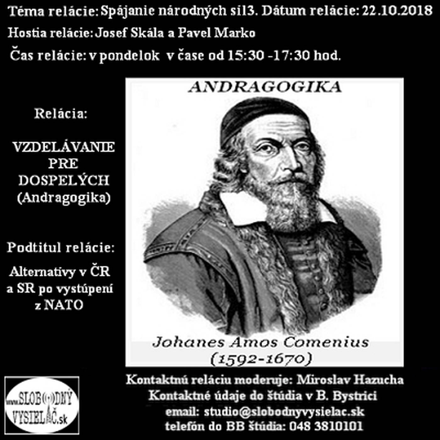 Vzdelávanie pre dospelých 119 - 2018-10-22 Spájanie národných síl episode artwork