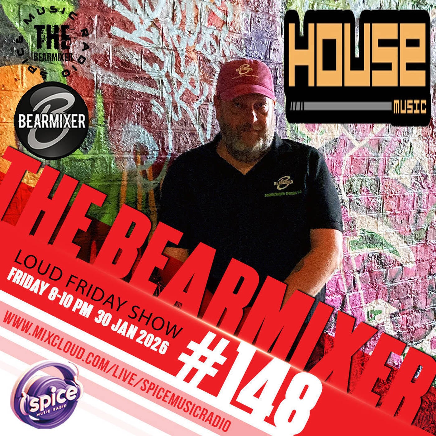 Live On Air Spice Music Radio "Loud Friday #148" 30th January 2026 episode artwork