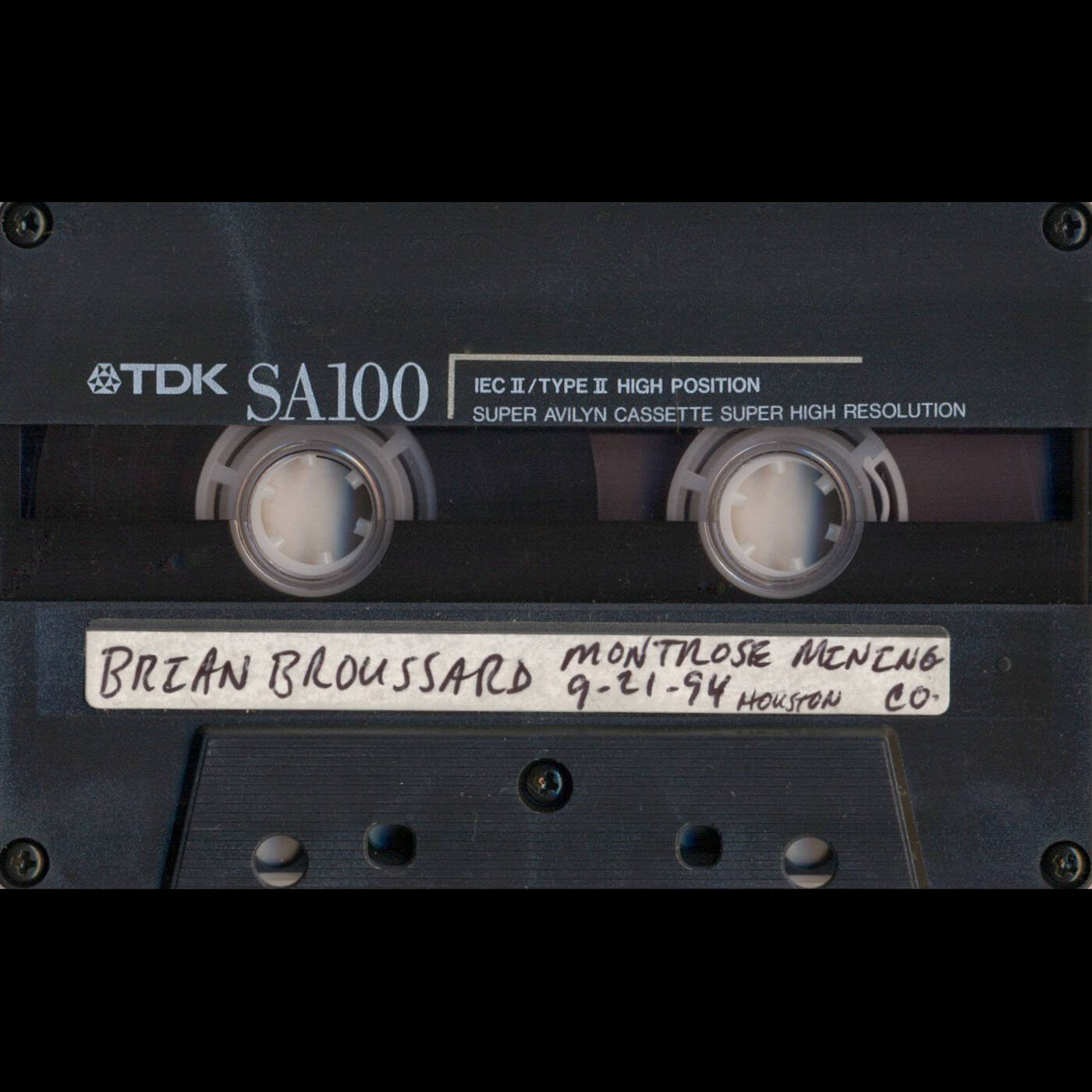 DJ Brian Broussard - Live At Montrose Mining Company (Houston, TX) 9-21-94 (Jim Hopkins Remaster) episode artwork