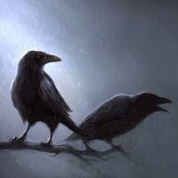 Der Rabe an der Quelle des Nass oder Frost im Augapfel des Eskimos by Grenzpunkt Null Sound