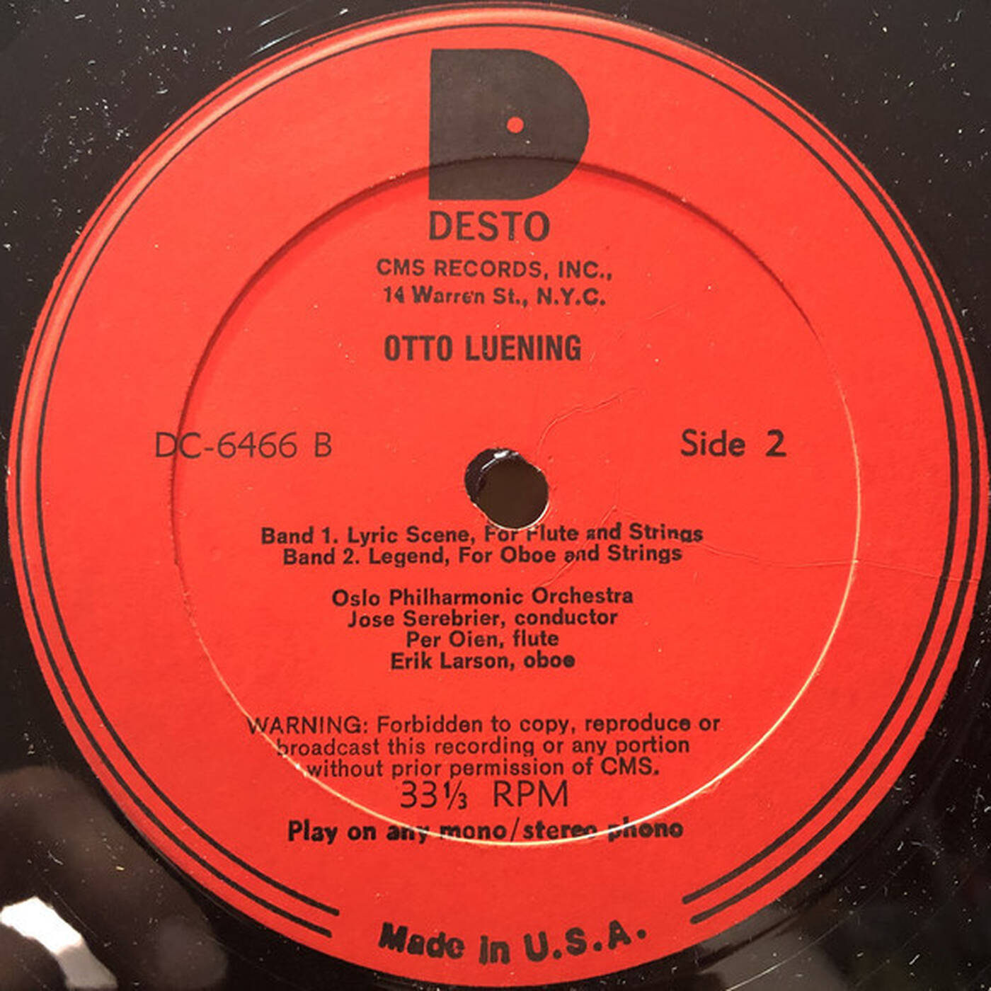 Otto Luening - Lyric Scene & Legend (1968) episode artwork