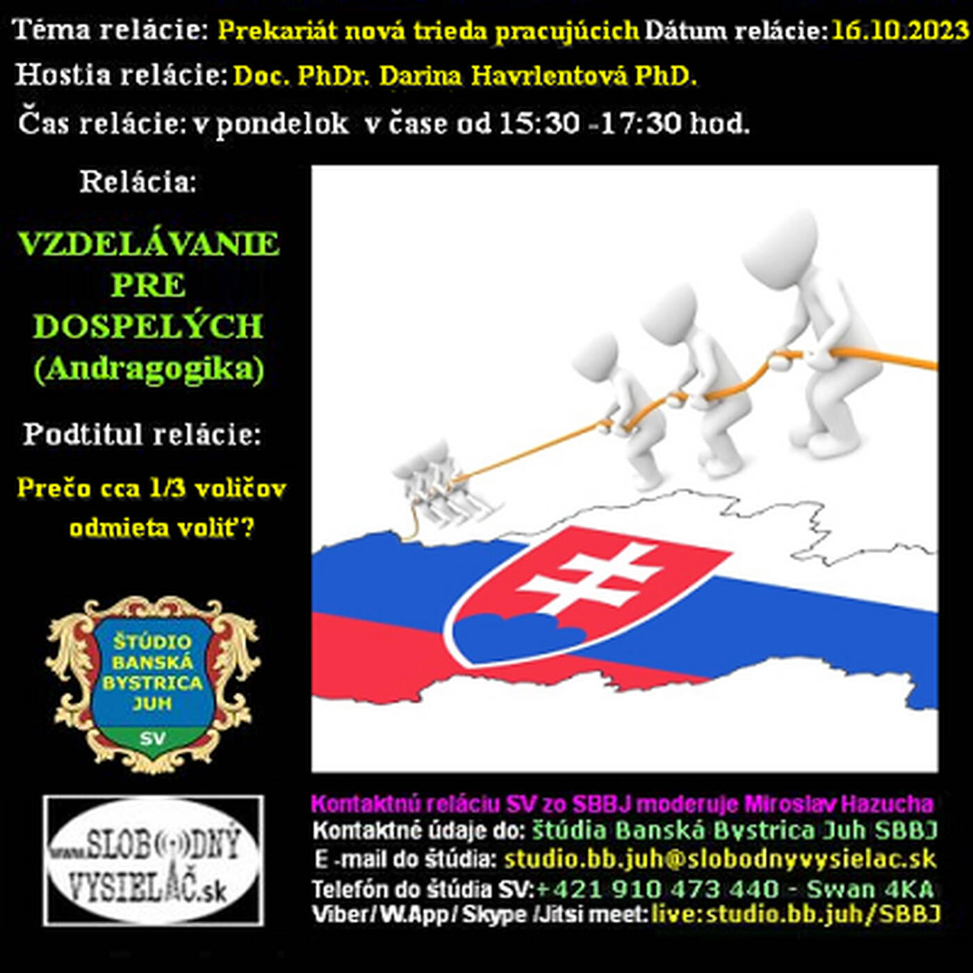 Vzdelávanie pre dospelých 373 - 2023-10-16 Prekariát nová trieda pracujúcich episode artwork