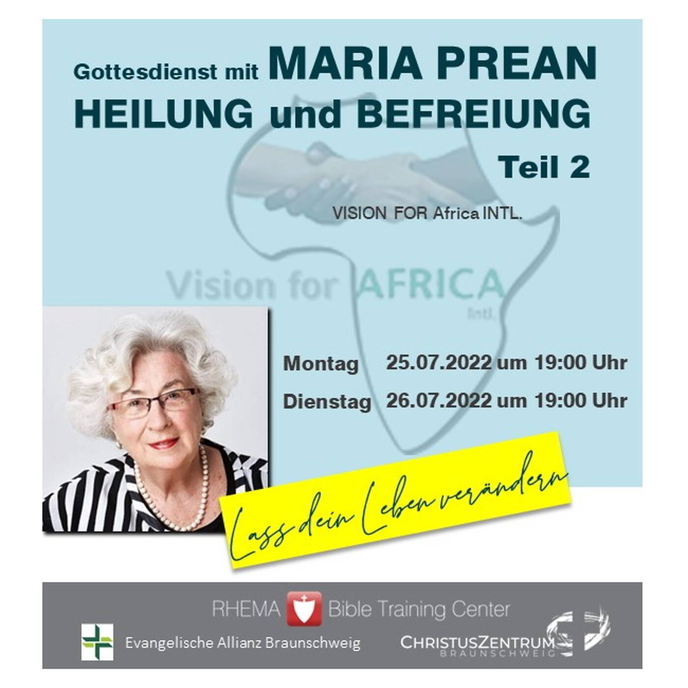 26.07.22 | Der Schlüssel der Vergebung; Werde geistlich erwachsen! | Maria Prean, Justine Birichi und Team episode artwork