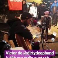 La Forêt Enchantée et Victor de Dirty Deep - Interview après le concert, invitation le 18 janvier 2020 à la Halle Au Blé Altkirch by Radio Quetsch