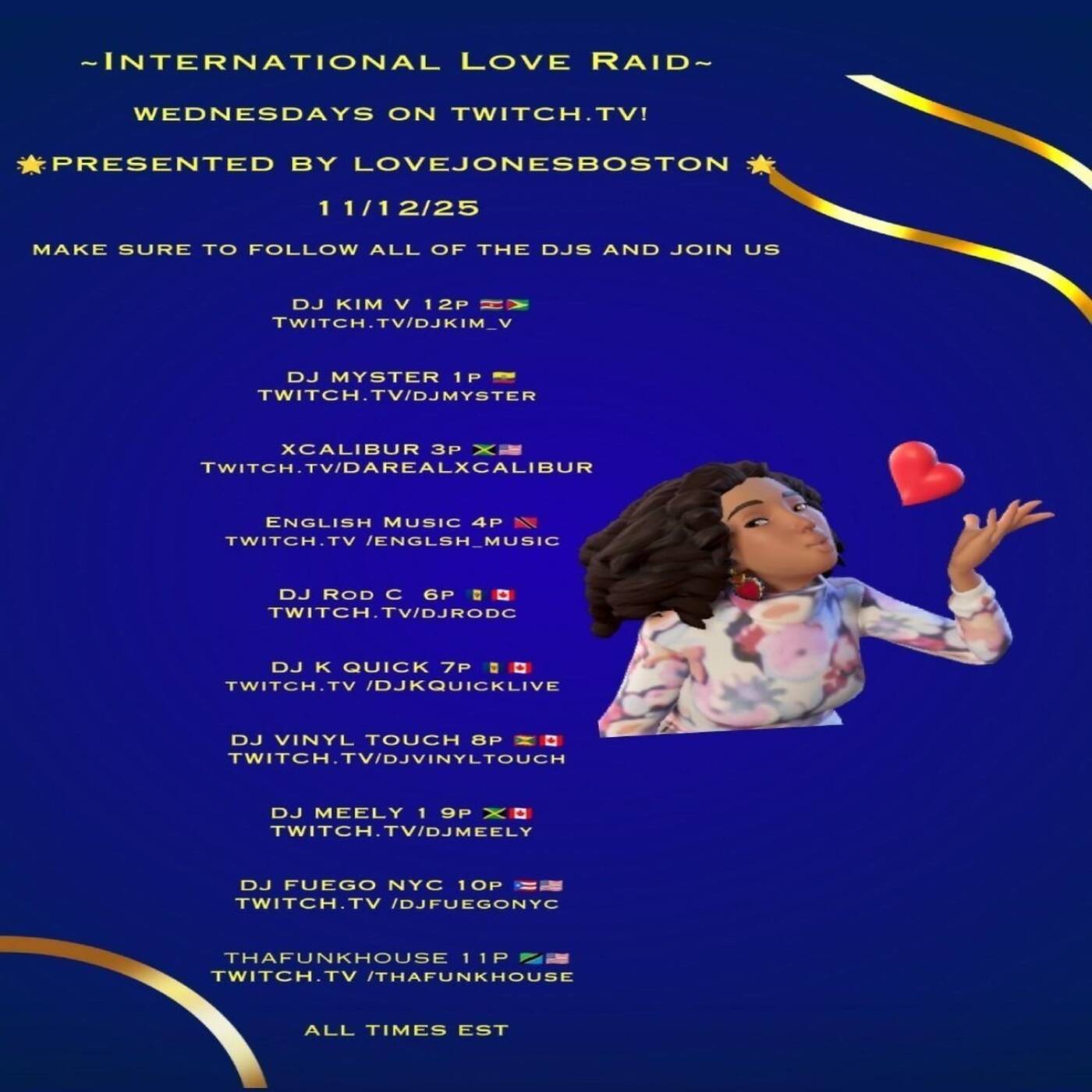 INTERNATIONAL✈️LOVERAIDTRAINHosted By @lovejonesboston 7-8PMEST‼️(NOV 12, 2025) episode artwork