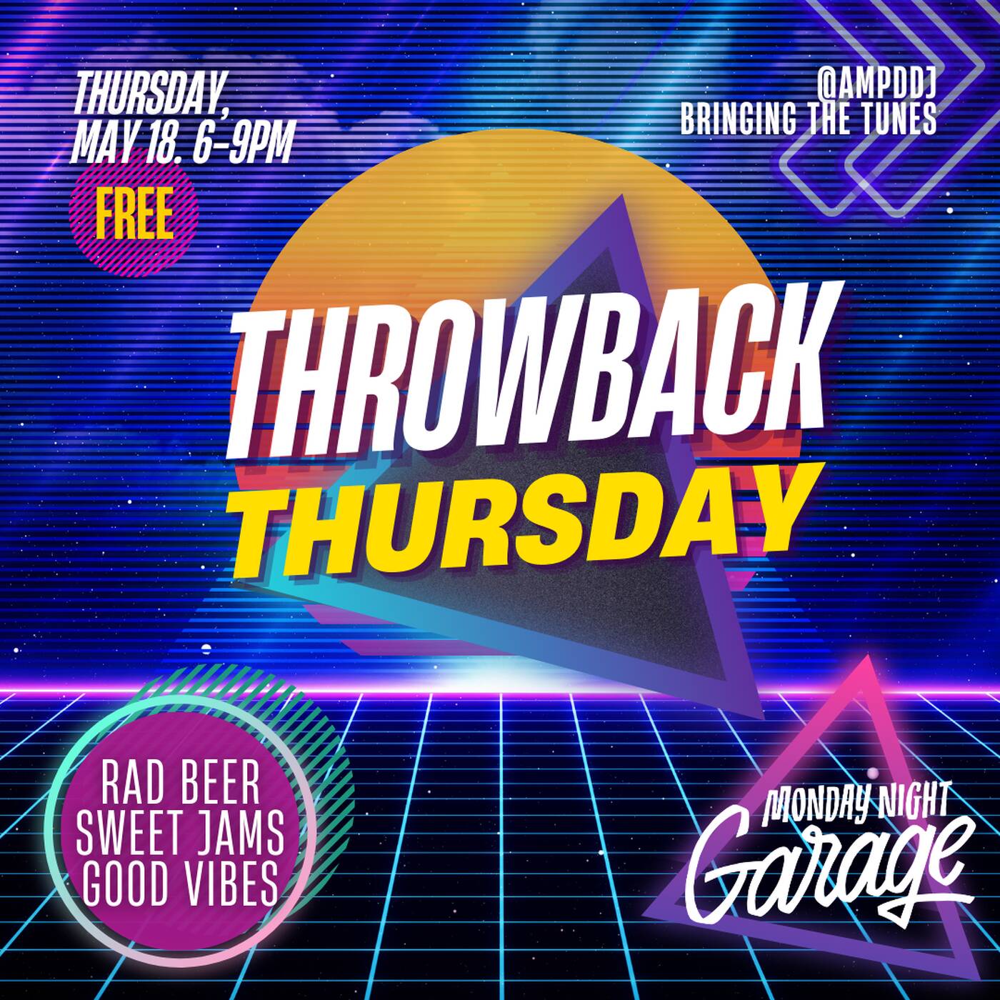 Throwback Thursdays at Monday Night Garage (5-18-23) mixed by DJ Bigg H episode artwork