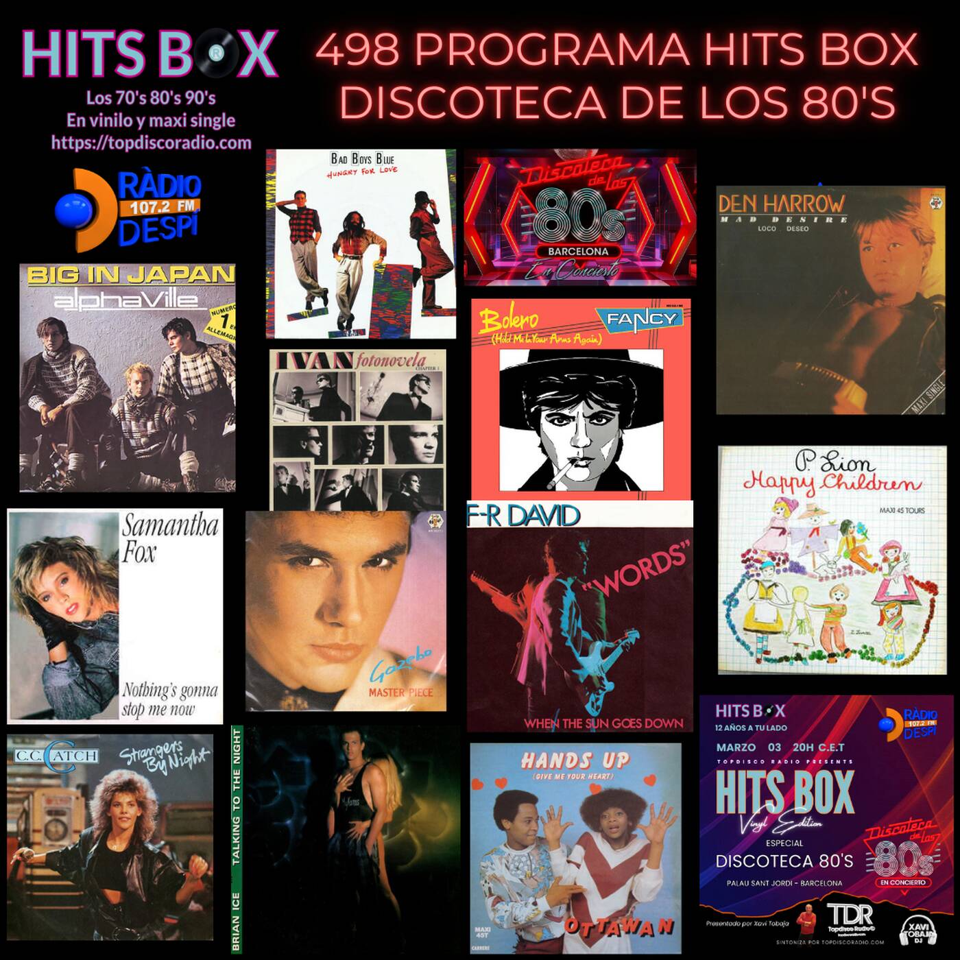 498 Programa Hits Box Especial Discoteca de los 80's Barcelona episode artwork