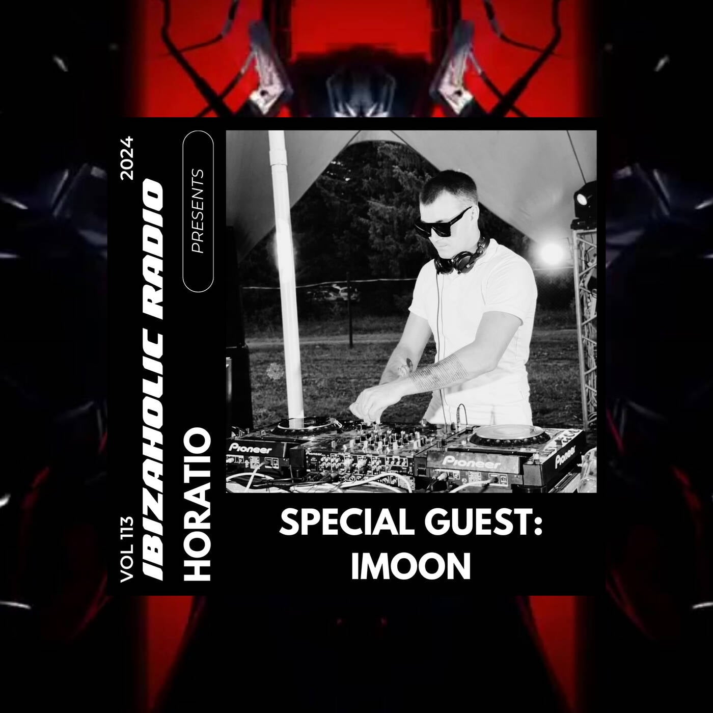 Ibizaholic 113 IMOON Guest mix episode artwork