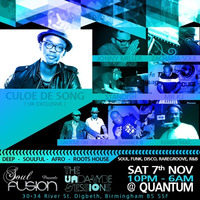 Soul Fusion - The Unda-Vybe Sessions Sat 7th Nov @ Quantum River St Digbeth Bham B5 5SA 10pm - 6am by KJ - Soul Fusion