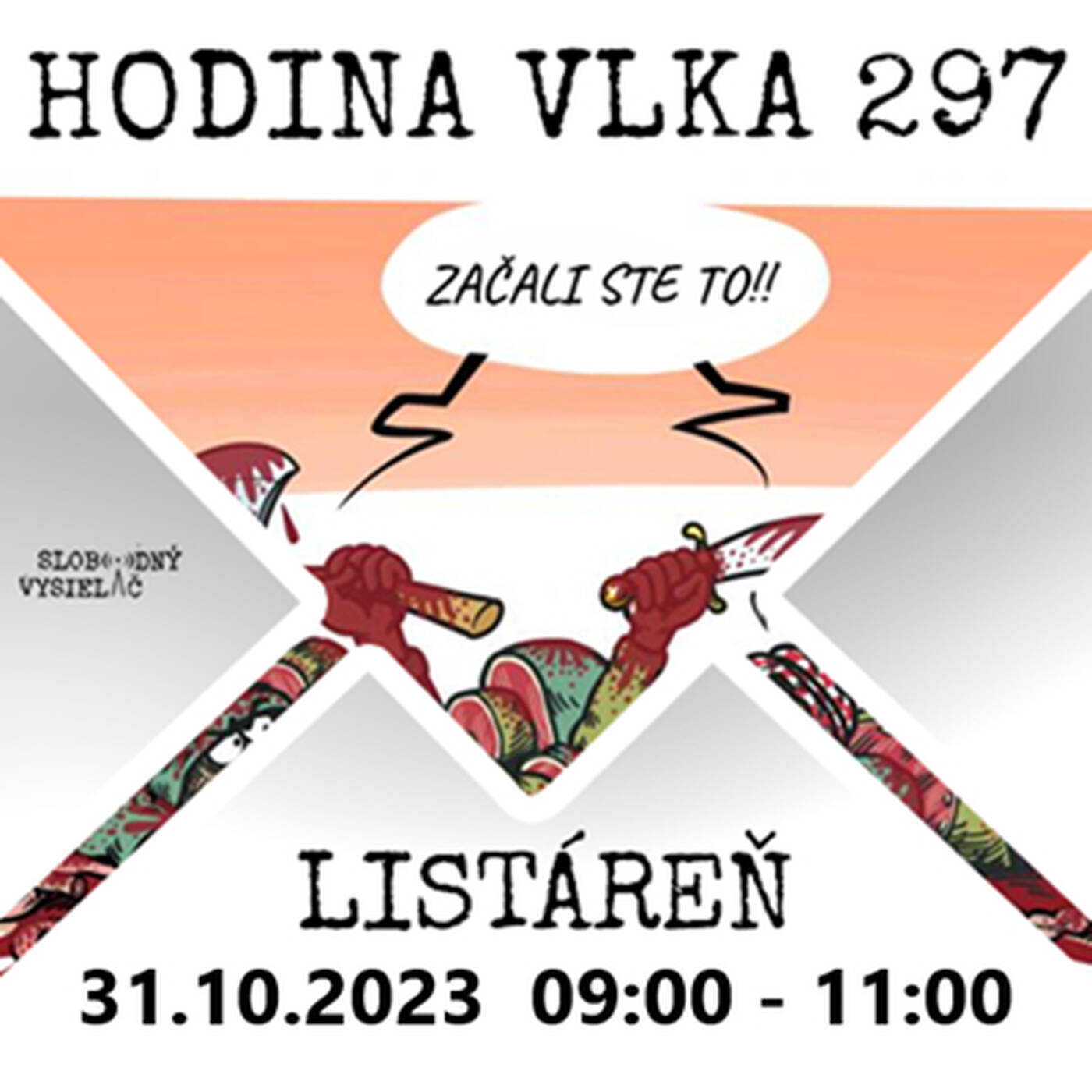 Hodina vlka 297 - 2023-10-31 listáreň episode artwork