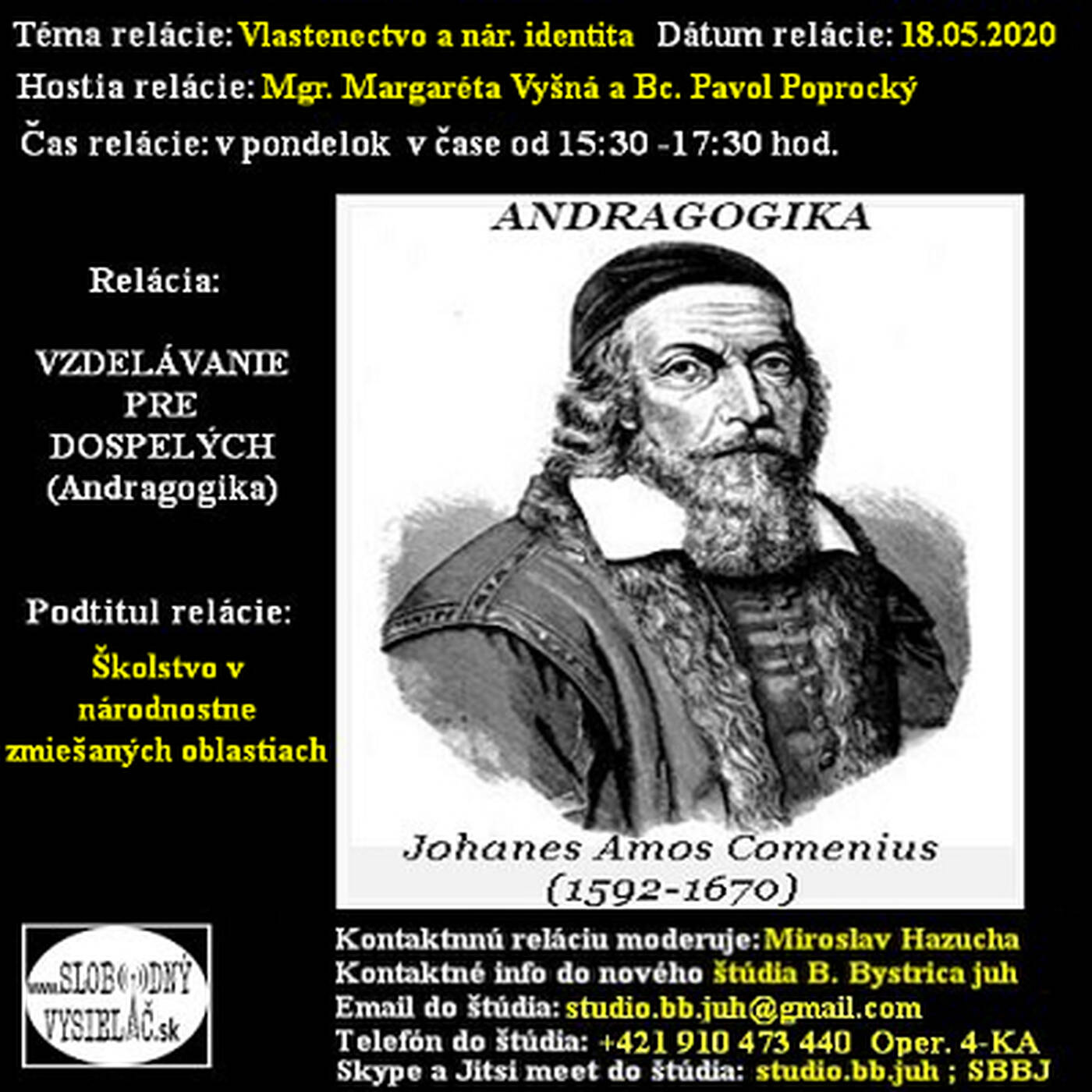 Vzdelávanie pre dospelých 196 - 2020-05-18 Vlastenectvo a národná identita episode artwork
