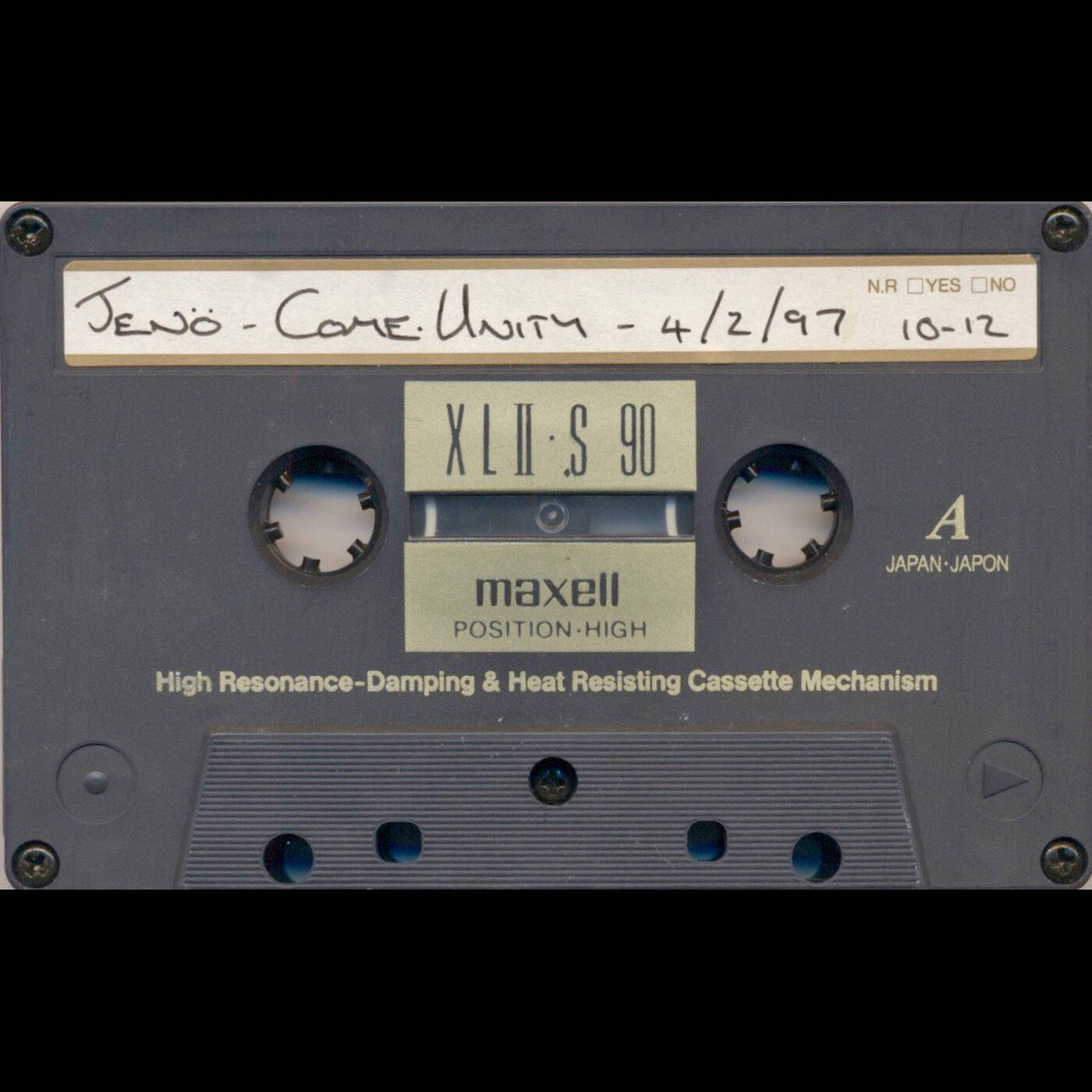 DJ Jenö - Live At Come-Unity 4-2-97 (Jim Hopkins Remaster) episode artwork