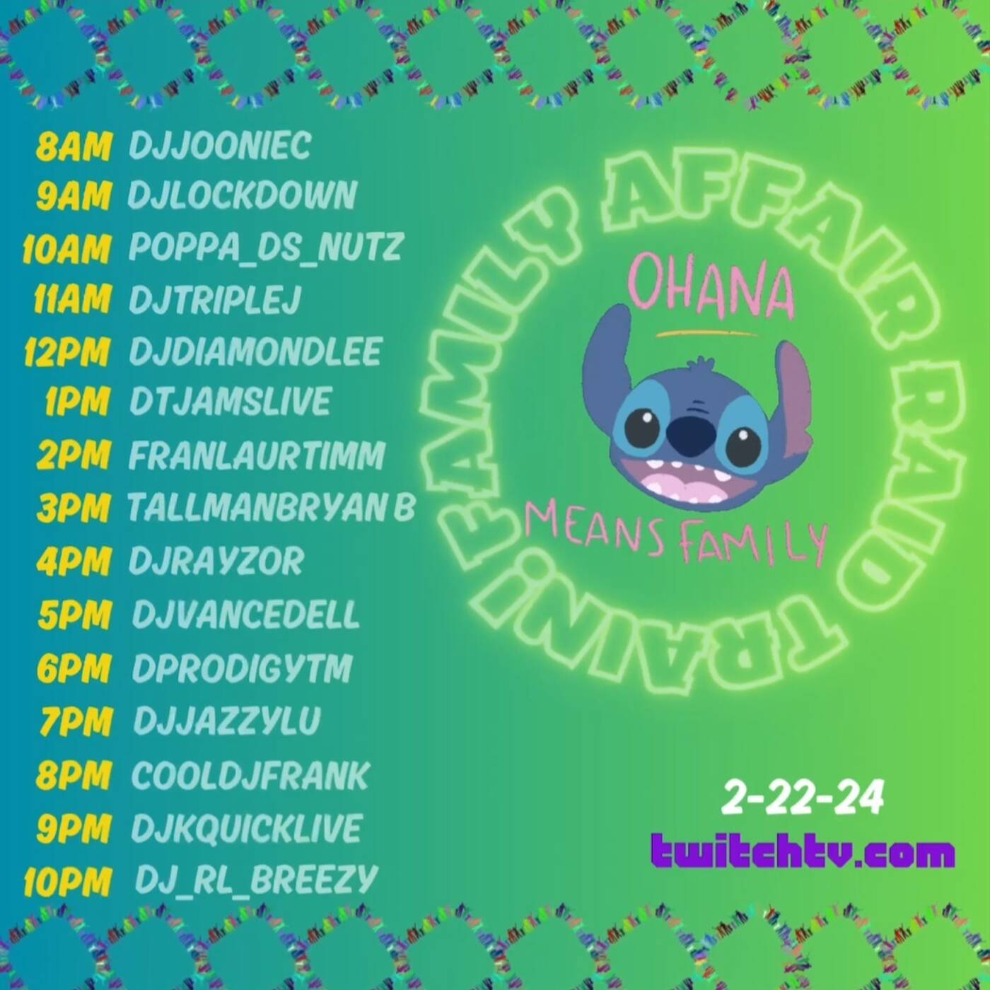 FAMILYAFFAIRRAIDTRAINHosted By @franlaurtimm 9-10PMEST‼️ | @djkquicklive IN THE MIX (Feb 22, 2024) episode artwork