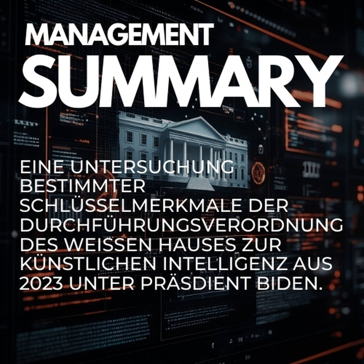 KI-Regulierung in den USA: Was bedeutete die Executive Order unter Präsident Biden? episode artwork
