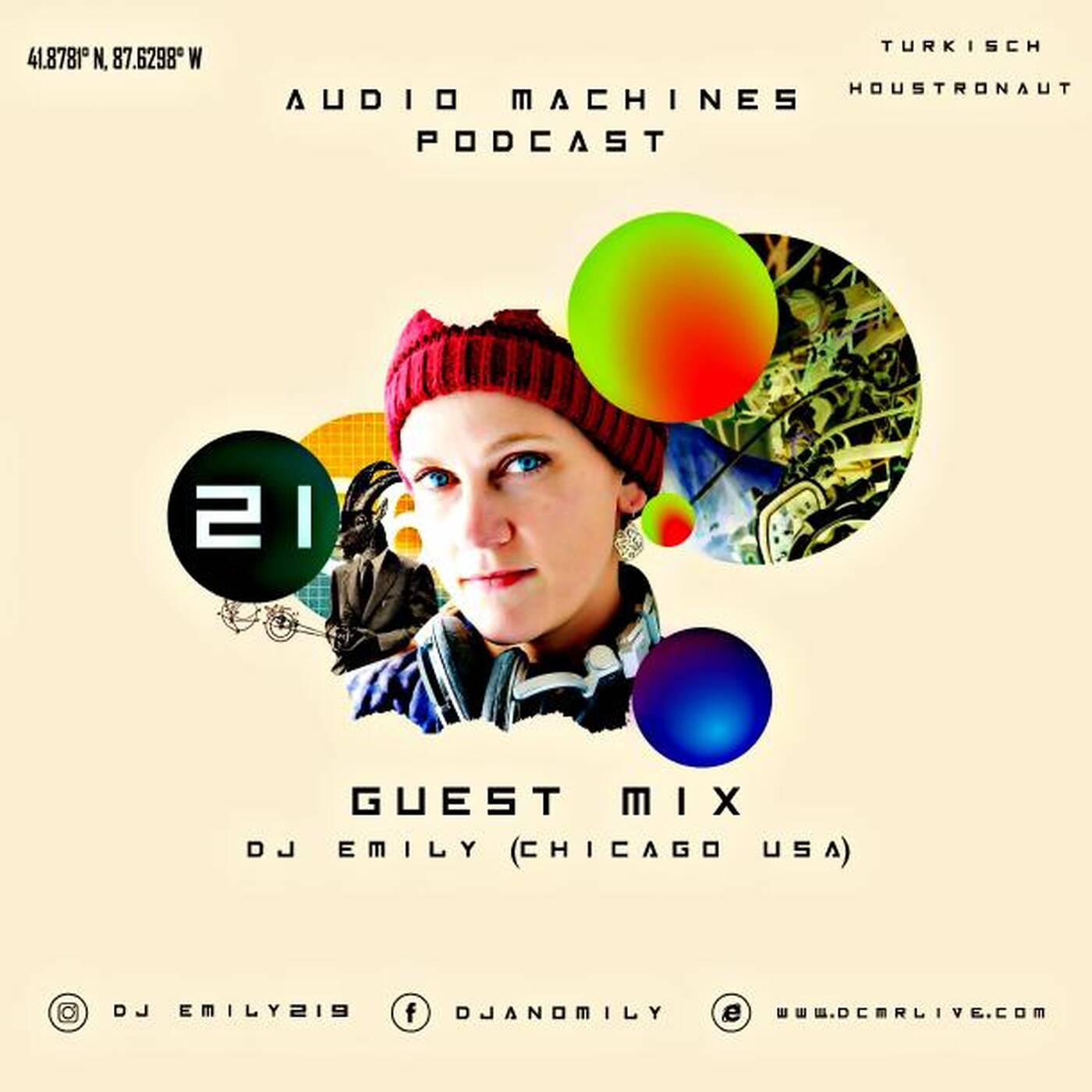 Audio Machines Podcast  21 - Guest Mix By DJ Emily. — Strangers & Soul Mates cover