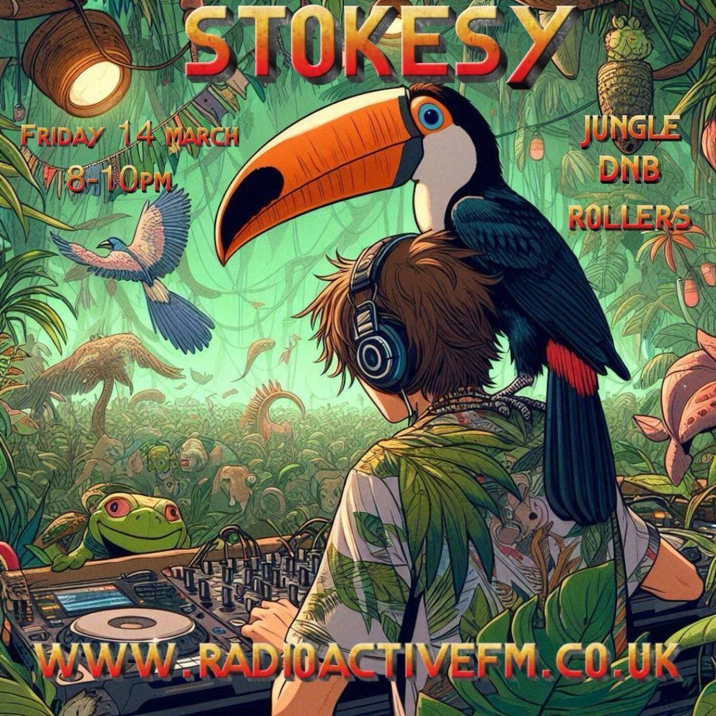 The Stokesy Show on Radioactive FM. 20250314