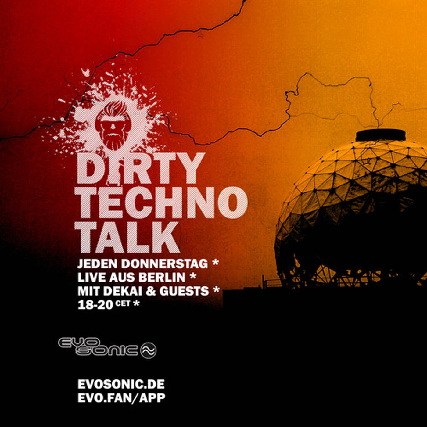 dirty techno talk am 29.04.2021 mit Dr. Motte Live auf Evosonic.de episode artwork