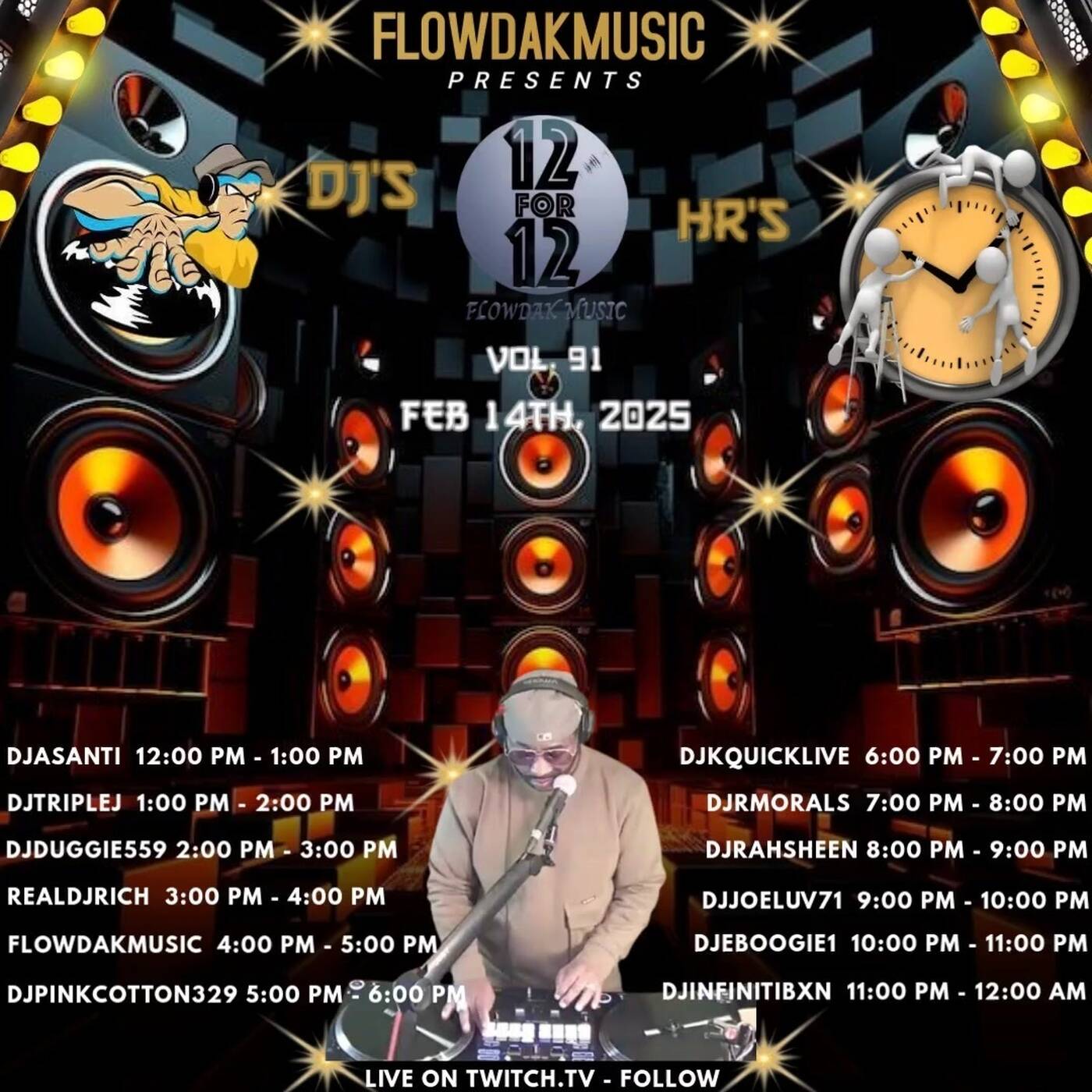 12FOR1212DJsFOR12HRSRAID️TRAINVL91Powered By @flowdak6-7PMEST‼️(FEB 14, 2025) episode artwork