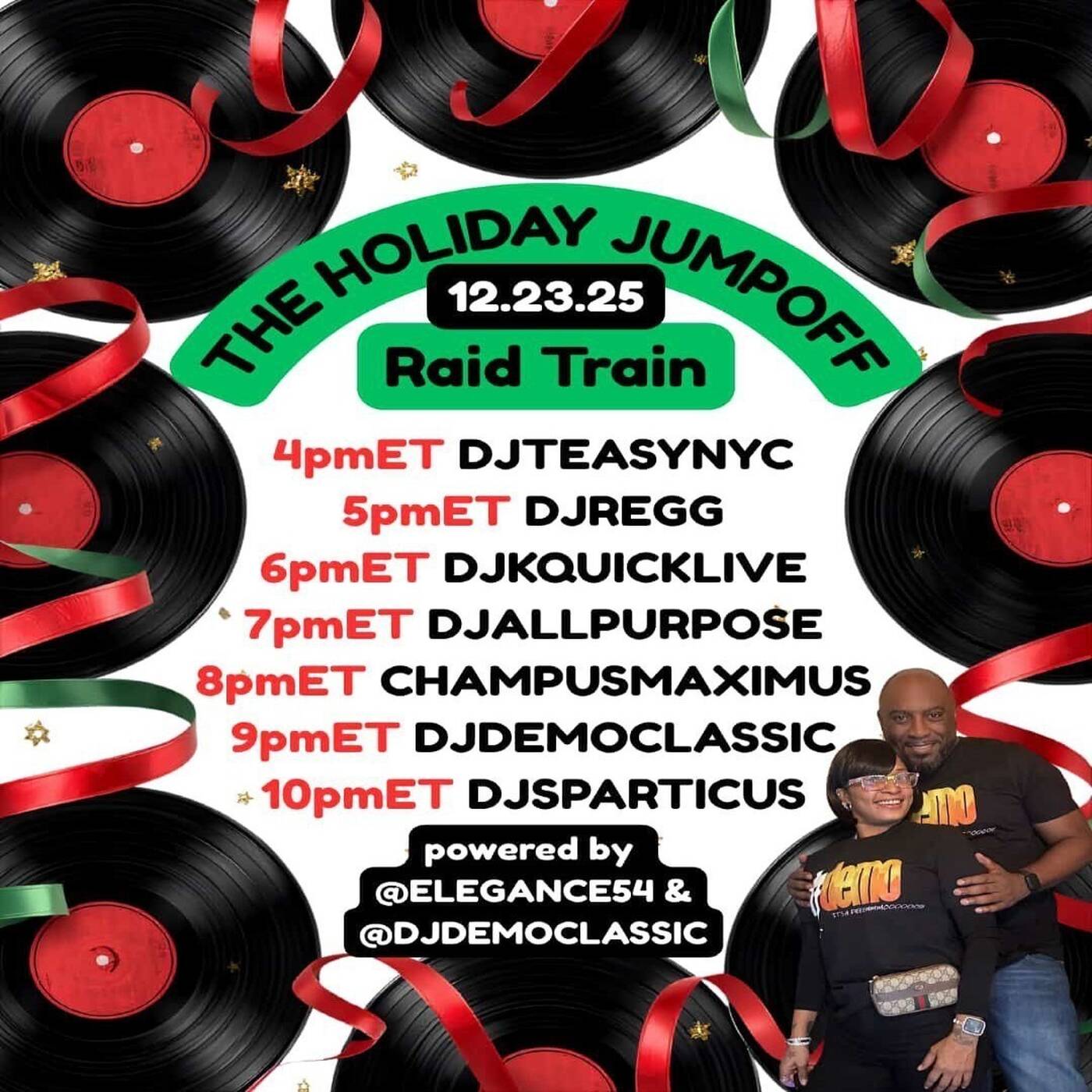 THEHOLIDAYJUMPOFFRAIDTRAINPowered By @elegance54 & @djdemoclassic 6-7PMEST‼️(DEC 23, 2025) episode artwork