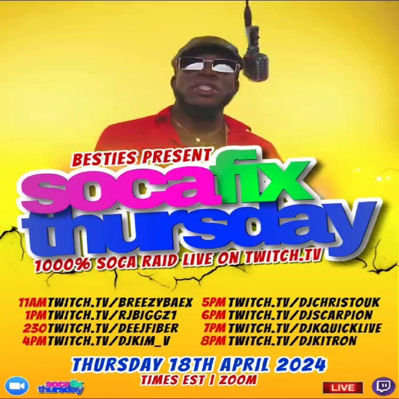 SOCAFIXTHURSDAYRAIDTRAINHosted By @djqueendom 7-8PMEST‼️ | @djkquicklive IN THE MIX (Apr 17, 2024) episode artwork